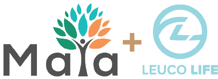 Maia Health and Leuco Life Logos